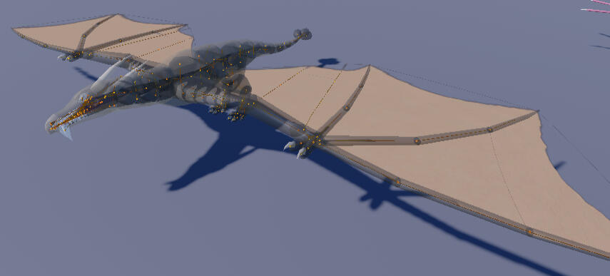 Saberwing rig, model by Vinala_the_dragoon#2681, dragon from Wings of Fire; Pterophylla